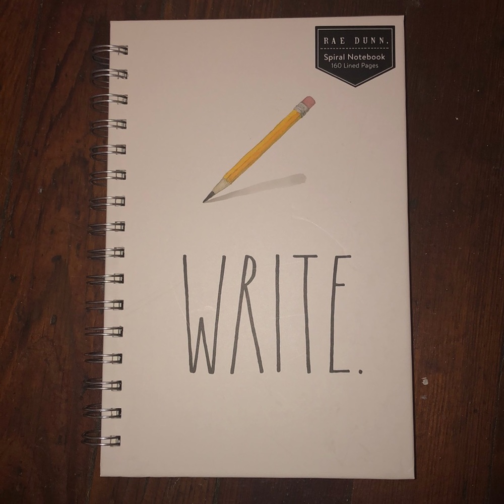 NWT 🎉RARE🎉 RAE DUNN WRITE 📓 NOTEBOOK!!!
